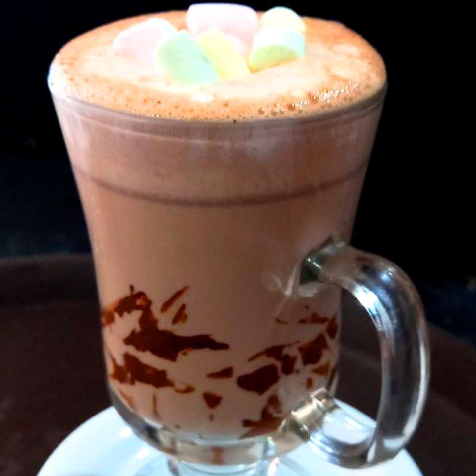 Chocolate caliente con leche